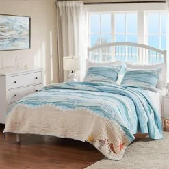 Promo β€οΈ King Maui Quilt Set By Greenland Home Fashions π