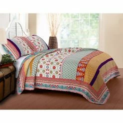 Deals ⭐ King Thalia Quilt Set By Greenland Home Fashions 🧨