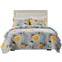 Deals 🔥 King Greenland Home Watercolor Dream Quilt Set 👏