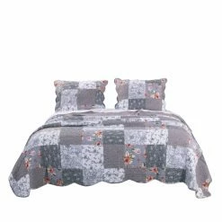 Outlet 🎉 King Barefoot Bungalow Giulia Reversible Quilt Set 🌟