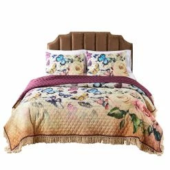 Coupon 🎉 Twin Barefoot Bungalow Gigi Oversized Butterfly Quilt Set 🔥