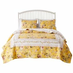 Outlet 🧨 King Barefoot Bungalow Finley Reversible Quilt Set 👍