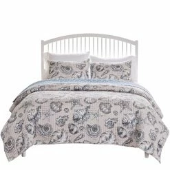 New ⌛ King Barefoot Bungalow Cruz Reversible Quilt Set 🛒