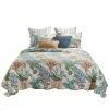 Cheap 😀 King Barefoot Bungalow Atlantis Reversible Quilt Set 👍 -Greenland Home Fashions shop masterGRNLD605
