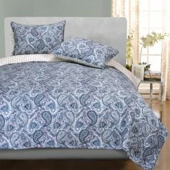 Best reviews of 🥰 Queen Superior Cotton Moroccan Paisley Quilt Set 🌟