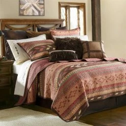 Best deal 🤩 King Broken Arrow Quilt Set By HiEnd Accents 😀