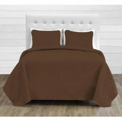 Best reviews of 🌟 California King Premium Ultra-Soft Diamond Stitched Lightweight Coverlet Set By Bare Home 🎉