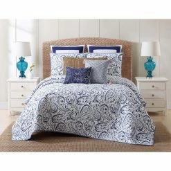 Hot Sale 💯 King Indienne Cotton Quilt Set By Oceanfront Resort 😍