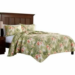 Wholesale 🌟 Queen Tommy Bahama Tropical Orchid Quilt Set 🧨