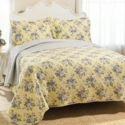 Top 10 🌟 King Laura Ashley Linley Reversible Quilt Set ⭐