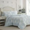 Best Sale ❤️ Queen Kenna Quilt Set By Laura Ashley ⭐ -Greenland Home Fashions shop masterREVM1543