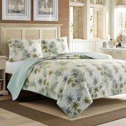 Best Sale 🥰 King Serenity Palms Quilt By Tommy Bahama 🔔