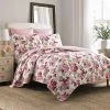 Buy โ๏ธ Full/Double Laura Ashley Lidia Cotton Reversible Quilt Set โ 1 Buy โ๏ธ Full/Double Laura Ashley Lidia Cotton Reversible Quilt Set โ -Greenland Home Fashions shop masterREVM949