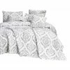 Cheapest ⌛ California King Austere Gray Moon Sky 3 Piece Reversible Quilt Set By Tache Home Fashion 💯 -Greenland Home Fashions shop masterTACH023