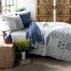 Discount 🥰 Triangle Home Fashions Queen Monique 3 Piece Reversible Quilt Set 🌟 -Greenland Home Fashions shop masterTRIA129