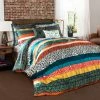 Coupon ✨ King Boho Stripe 3 Piece Quilt Set By Lush Decor 👏 -Greenland Home Fashions shop masterTRIA387