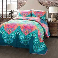 Wholesale 👍 King Boho Chic Quilt Set By Lush Decor 👍
