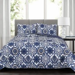 Best deal 🧨 King Marvel Geometric 3 Piece Quilt Set By Lush Decor ✨