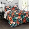 Brand new โค๏ธ King Poppy Garden 3 Piece Quilt Set By Lush Decor โจ 2 Brand new โค๏ธ King Poppy Garden 3 Piece Quilt Set By Lush Decor โจ -Greenland Home Fashions shop masterTRIA748