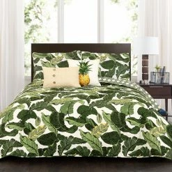 Coupon 😉 King Tropical Paradise 5 Piece Quilt Set By Lush Decor 🌟