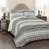 Cheap 🤩 King Hygge Geo Quilt Set By Lush Decor 😉 -Greenland Home Fashions shop masterTRIA832