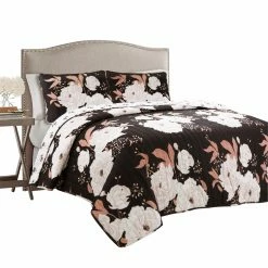 Discount 🎉 King Zinnia Floral 3 Piece Quilt Set By Lush Decor ❤️