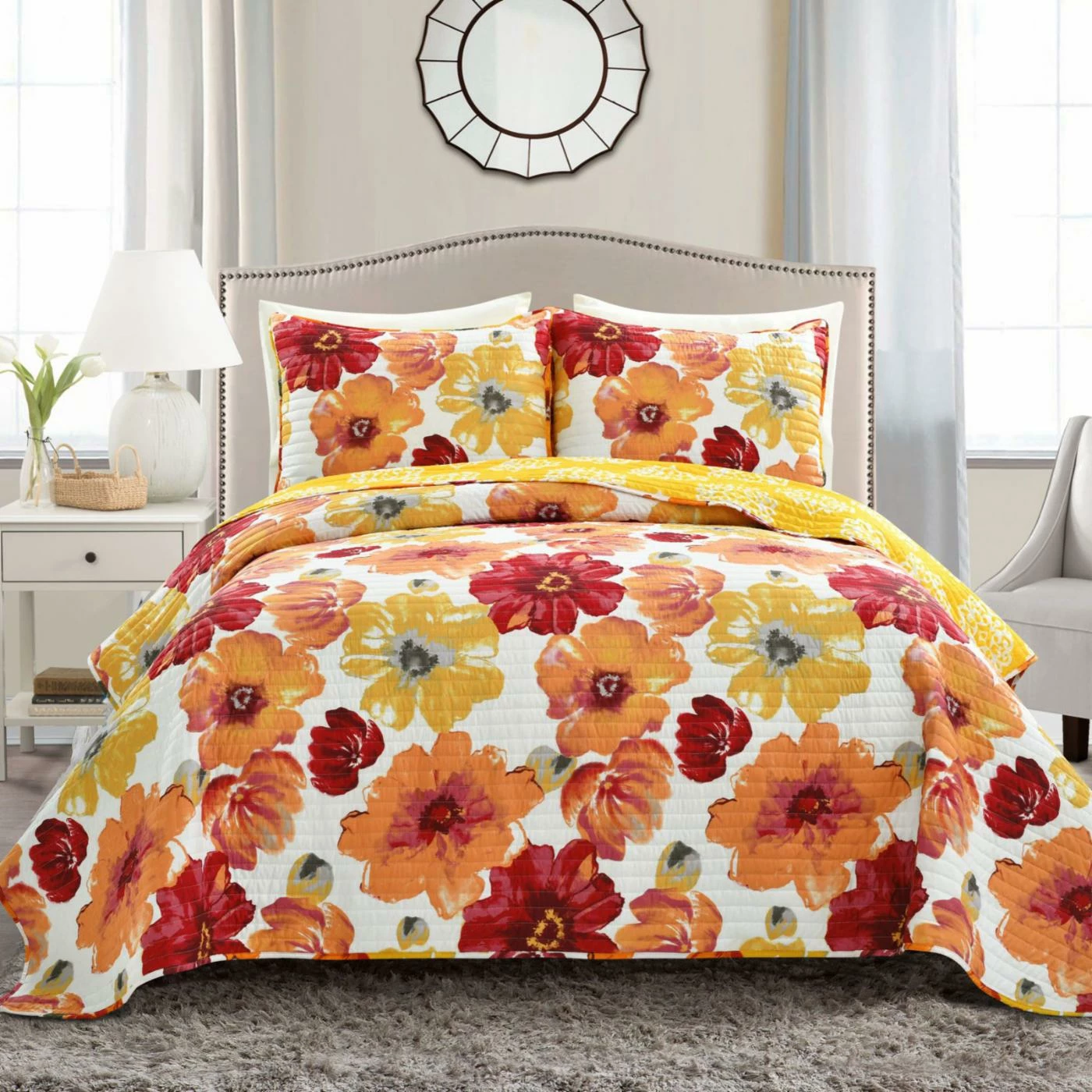 Cheapest ๐ King Leah 3 Piece Quilt Set By Lush Decor โ๏ธ 3 Cheapest ๐ King Leah 3 Piece Quilt Set By Lush Decor โ๏ธ