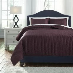 Coupon 🎉 King Dietrick 3 Piece Quilt Set By Signature Design By Ashley 😉 -Greenland Home Fashions shop scaleASHY1659