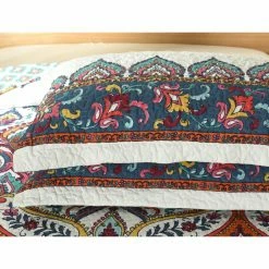 Cheapest 👏 Twin Earthy Meadow Quilted Bedspread Set By DaDa Bedding Collection 🎁 -Greenland Home Fashions shop scaleDADA051