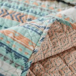 Hot Sale 🔔 King Barefoot Bungalow Phoenix Reversible Quilt Set ⭐ -Greenland Home Fashions shop scaleGRNLD593
