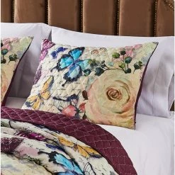 Coupon 🎉 Twin Barefoot Bungalow Gigi Oversized Butterfly Quilt Set 🔥 -Greenland Home Fashions shop scaleGRNLD599