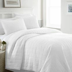 Promo ๐ฏ California King Block Quilted Coverlet Set By Noble Linens ๐ 12 Promo ๐ฏ California King Block Quilted Coverlet Set By Noble Linens ๐ -Greenland Home Fashions shop scaleIENJ055