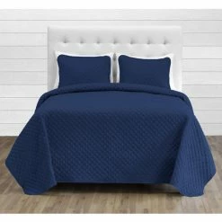 Best reviews of 🌟 California King Premium Ultra-Soft Diamond Stitched Lightweight Coverlet Set By Bare Home 🎉 -Greenland Home Fashions shop scaleJPEC004