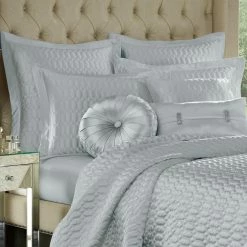 Promo ❤️ King Saranda Satin Quilted Coverlet By Five Queens Court 🛒 -Greenland Home Fashions shop scaleJQUN068