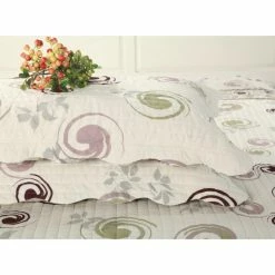 Best Pirce 😍 Queen Geometric 🌞 Summer Storm 3 Piece Reversible Quilt Set By Tache Home Fashion 👏 -Greenland Home Fashions shop scaleTACH014