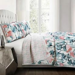 Deals ✨ King Zuri Flora 3 Piece Quilt Set By Lush Decor ✨ -Greenland Home Fashions shop scaleTRIA752